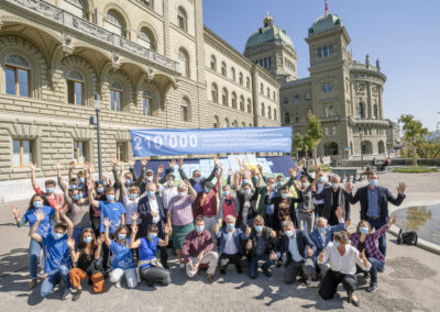 BERN - 08.09.2020 - EINREICHUNG DOPPELINITIATIVE BIODIVERSITÄT UND